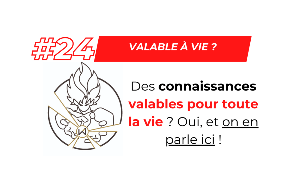 #24 – Des connaissances valables A VIE&nbsp;!